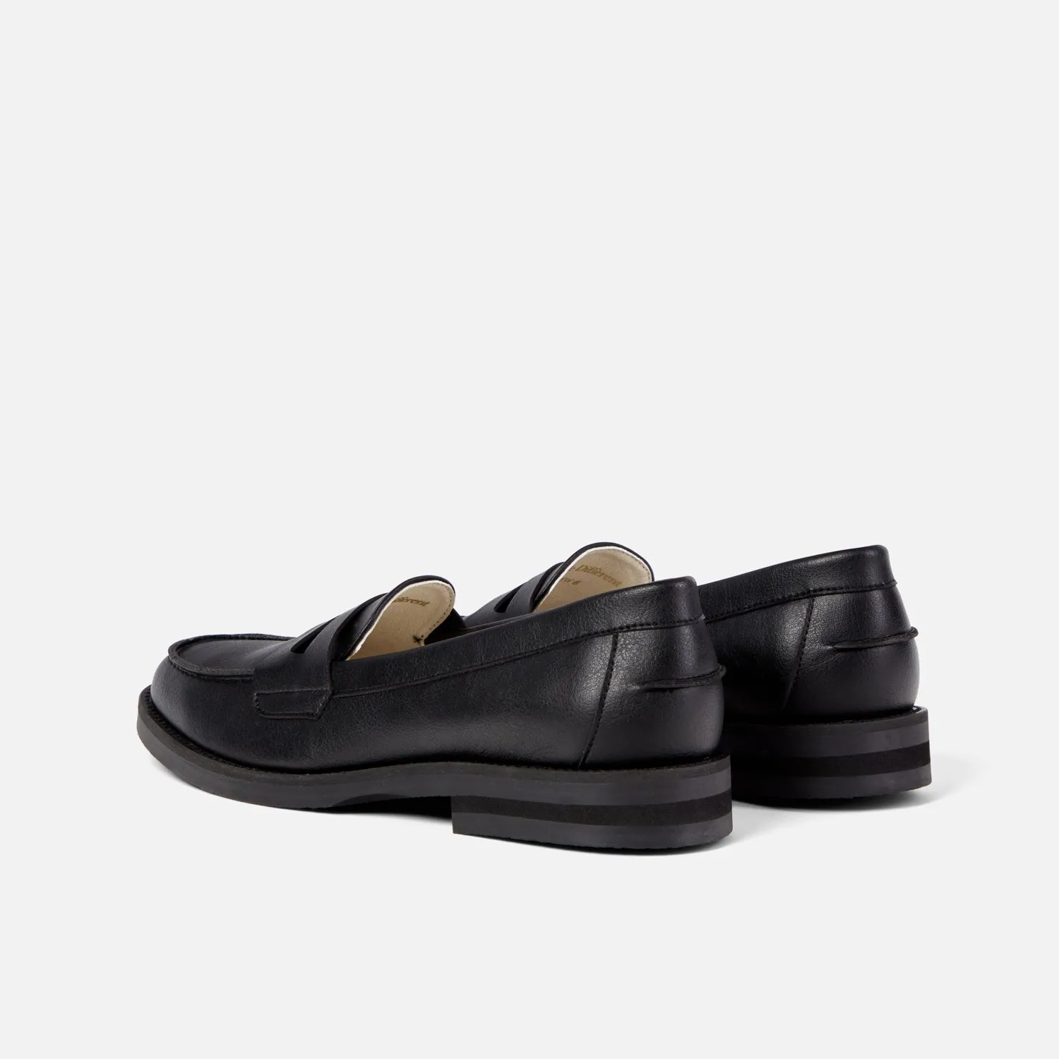 Wilde Black Vegan Penny Loafer - Women's