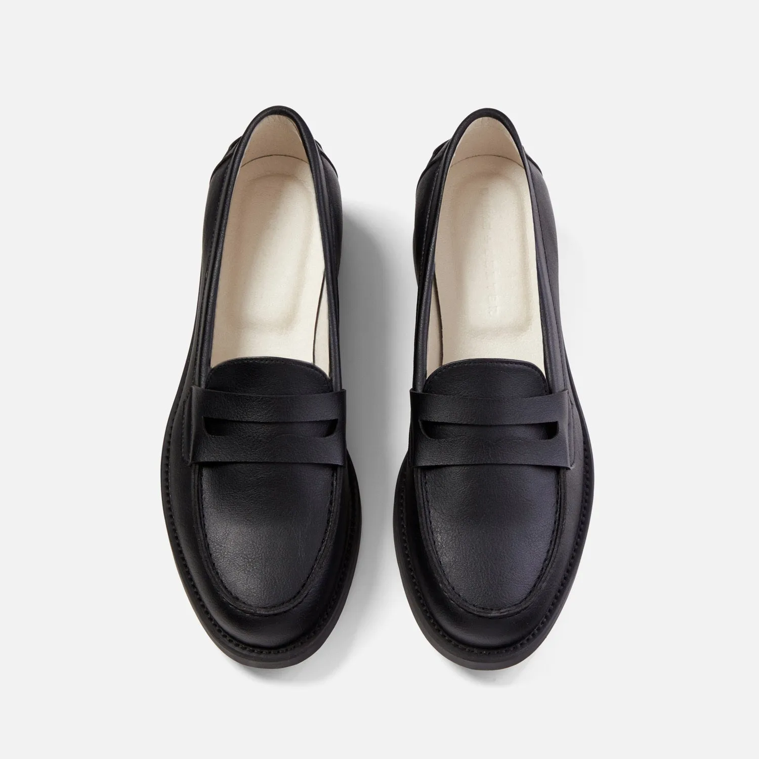Wilde Black Vegan Penny Loafer - Women's