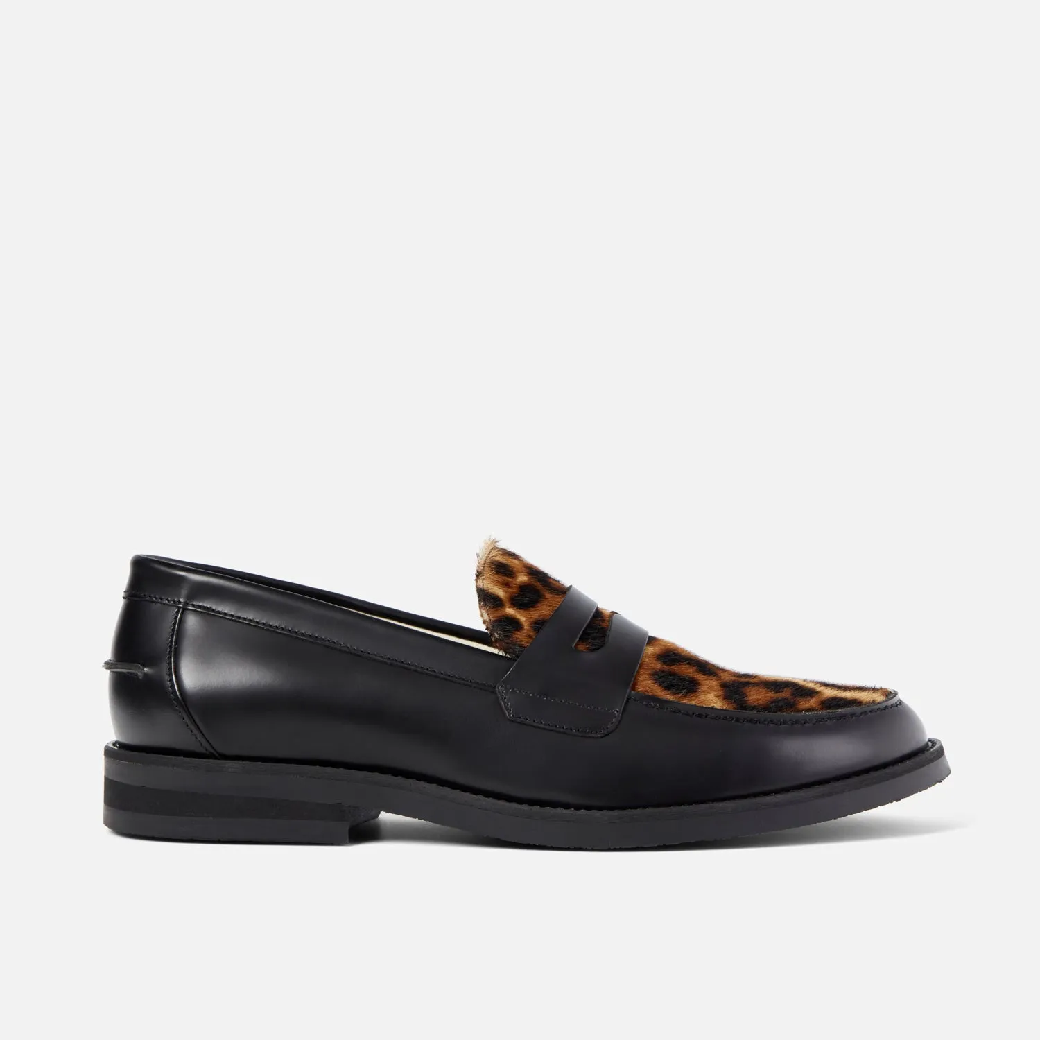 Wilde Leopard Penny Loafer - Men's