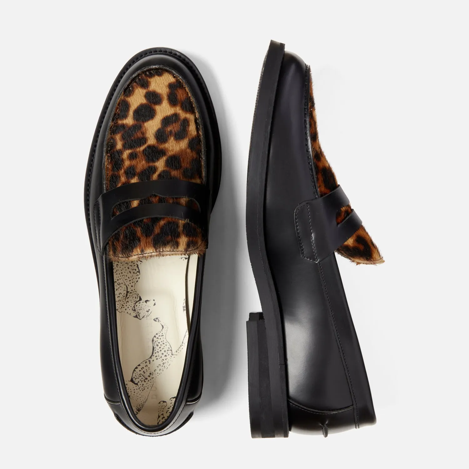 Wilde Leopard Penny Loafer - Men's