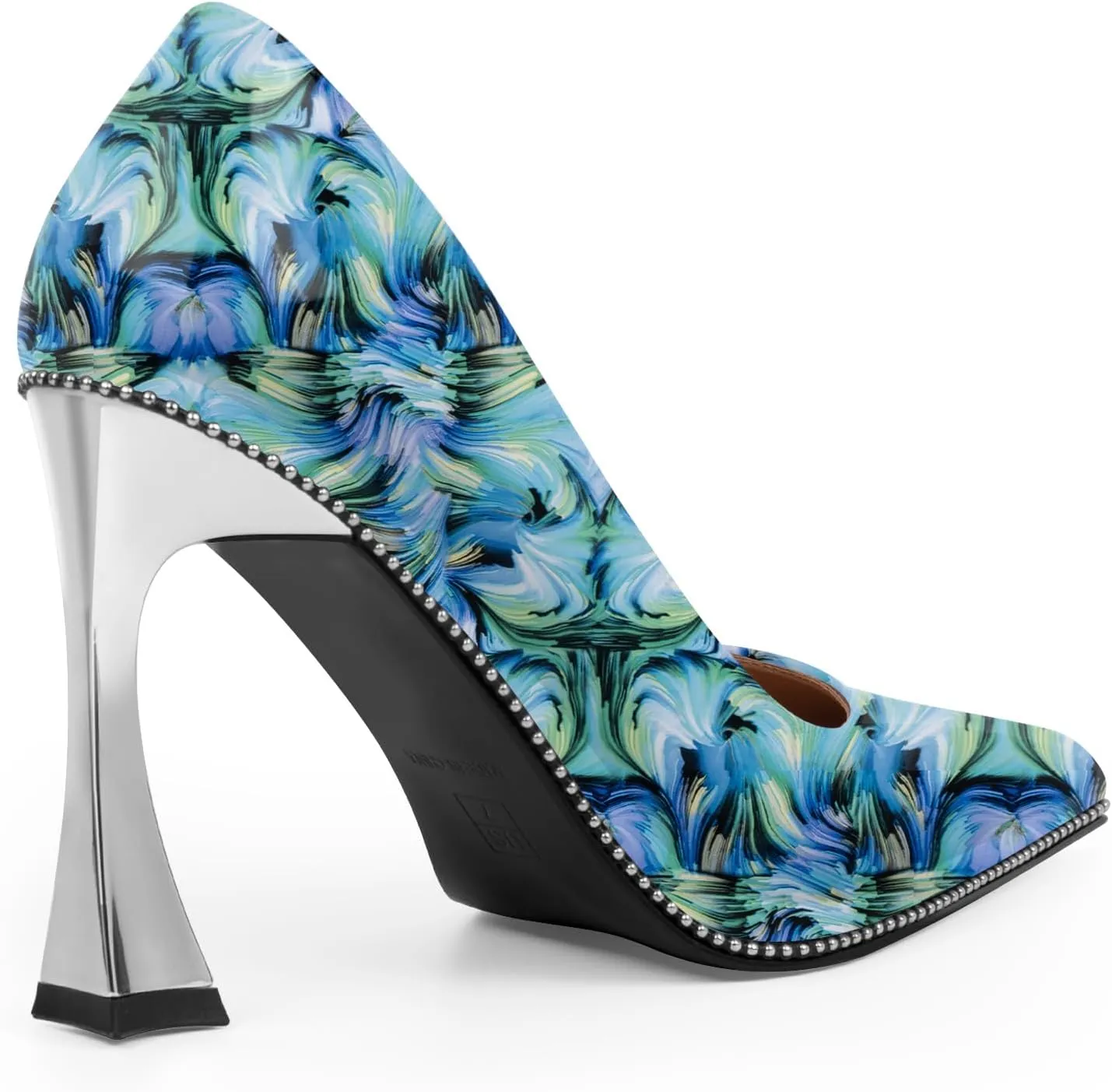 Women's Closed Pointed Toe Stilettos High Heels Pumps Patent Leather Dress Shoes