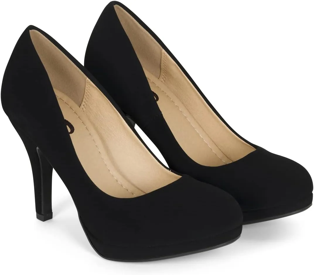 Women's Fermin Dress Pump with Stiletto Platform Round Toe Heel