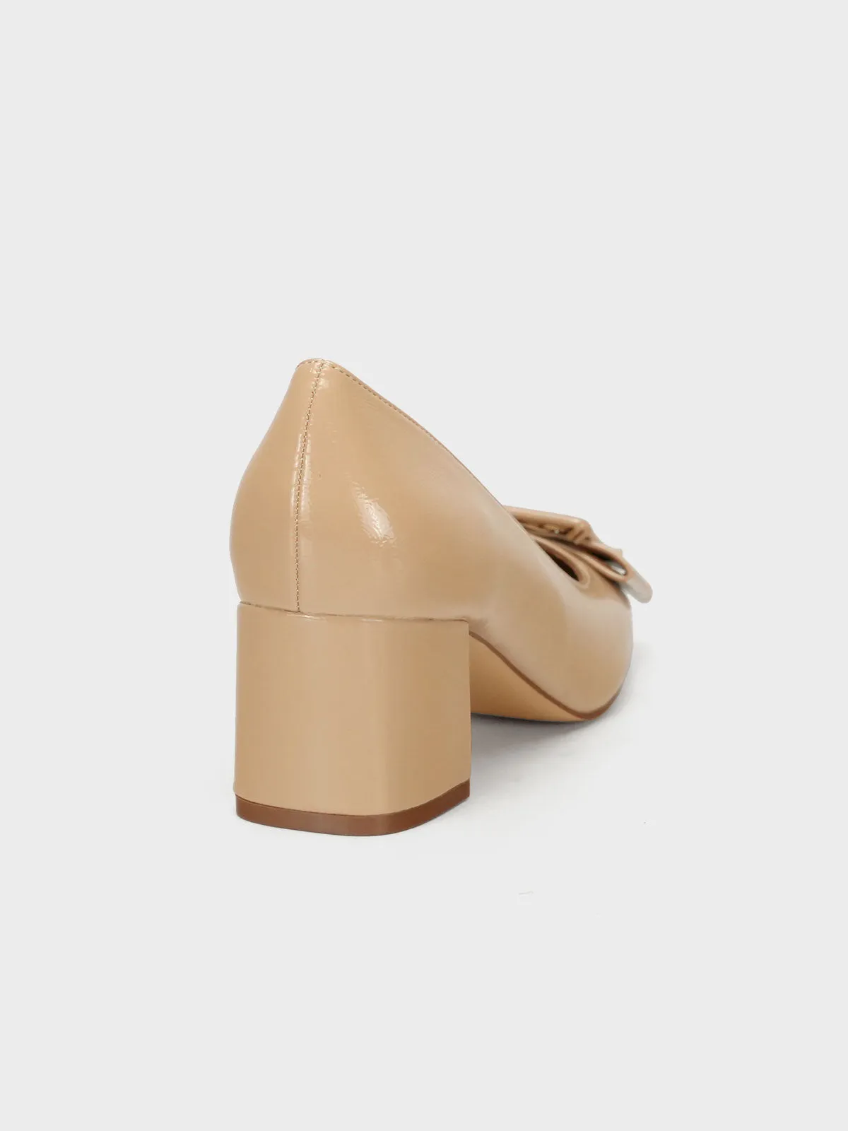 Womens "KAIRO" Chunky Heel Pointy Toe Courts