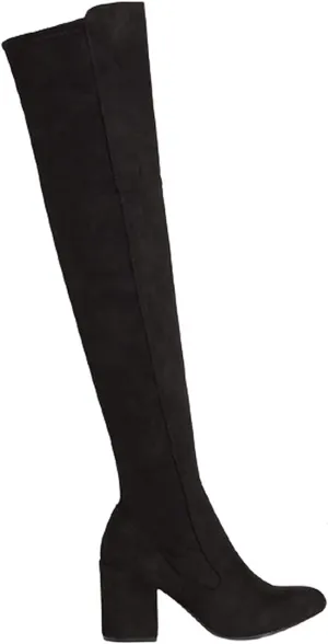 Women's Thigh High Over The Knee Block Heel Boots