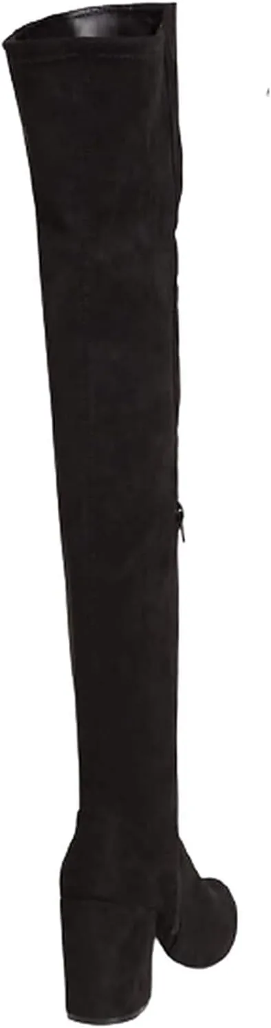 Women's Thigh High Over The Knee Block Heel Boots