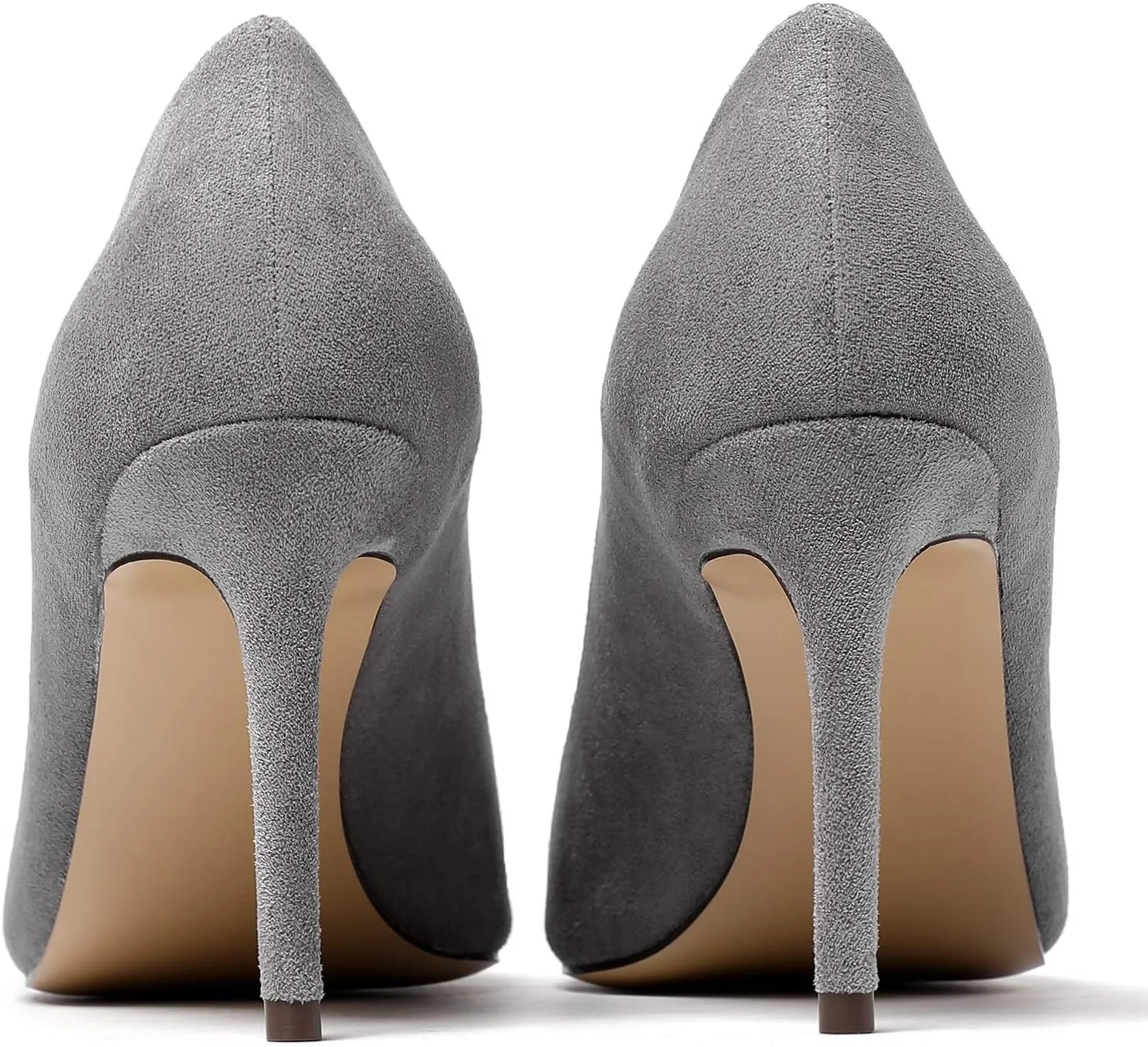 YODEKS Women's Peep Toe Stilettos High Heel Pumps Classic Party Wedding Office Dress Open Toe Stiletto