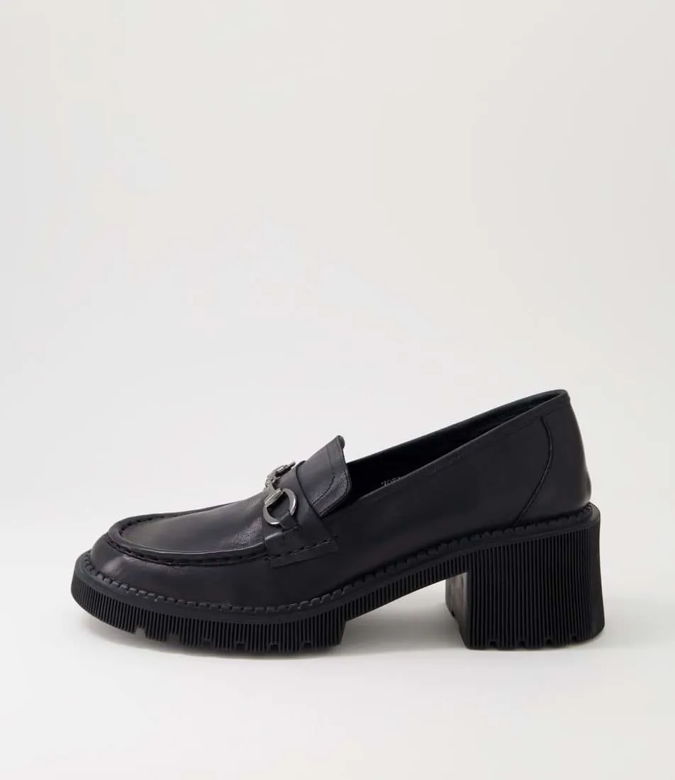 Zoey | Black Leather
