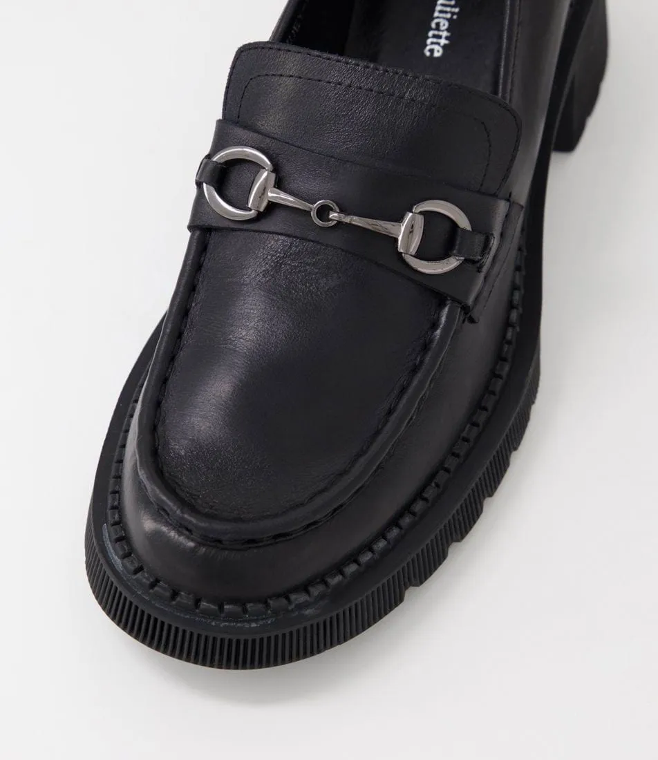 Zoey | Black Leather