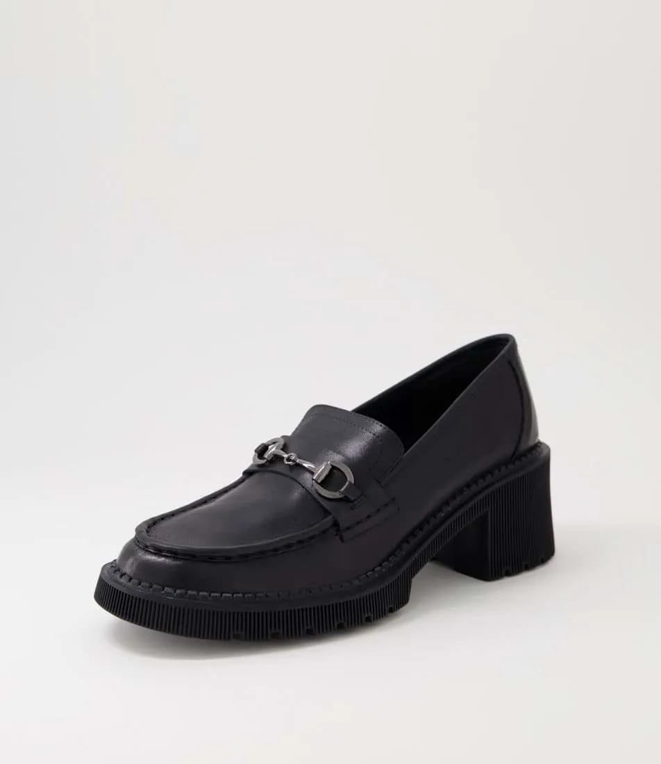 Zoey | Black Leather