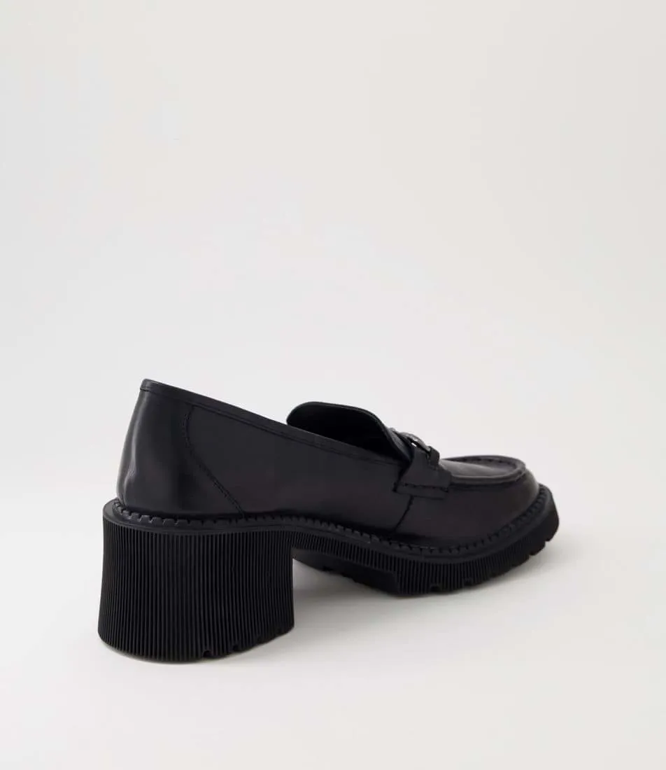 Zoey | Black Leather